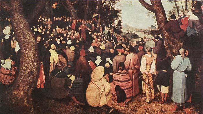 Pieter Bruegel The Sermon of St John the Baptist china oil painting image